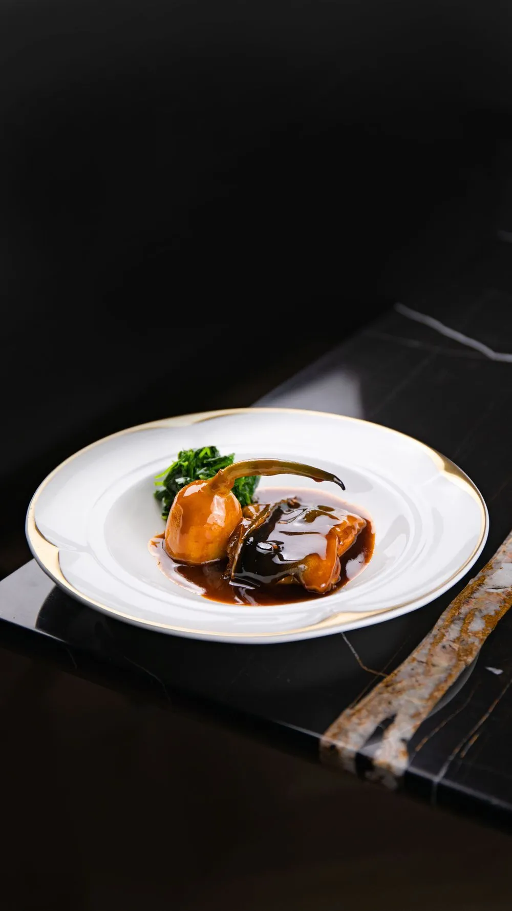 Fine dining tálalás